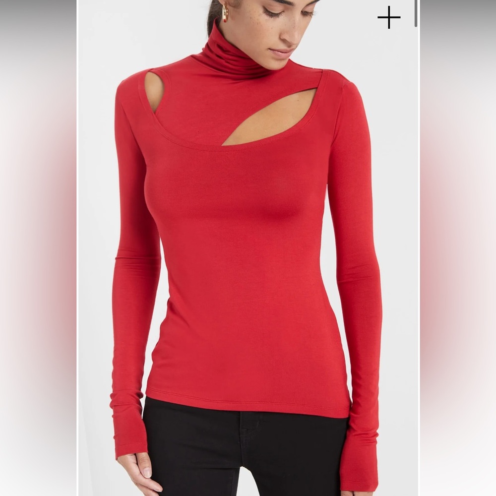 Marcella Dahlia Top Red Size M